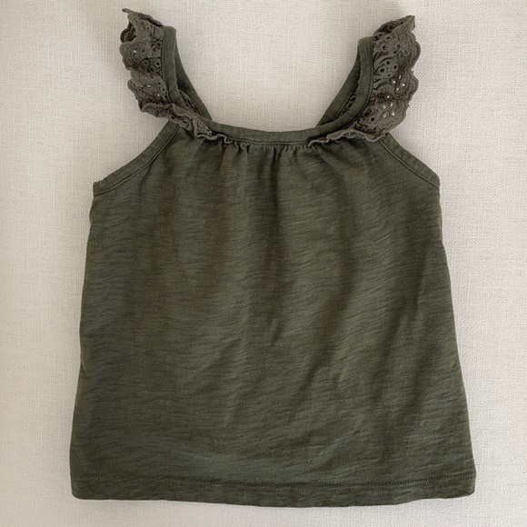 GAP toddler girl eyelet tank top - Picture 1 of 9